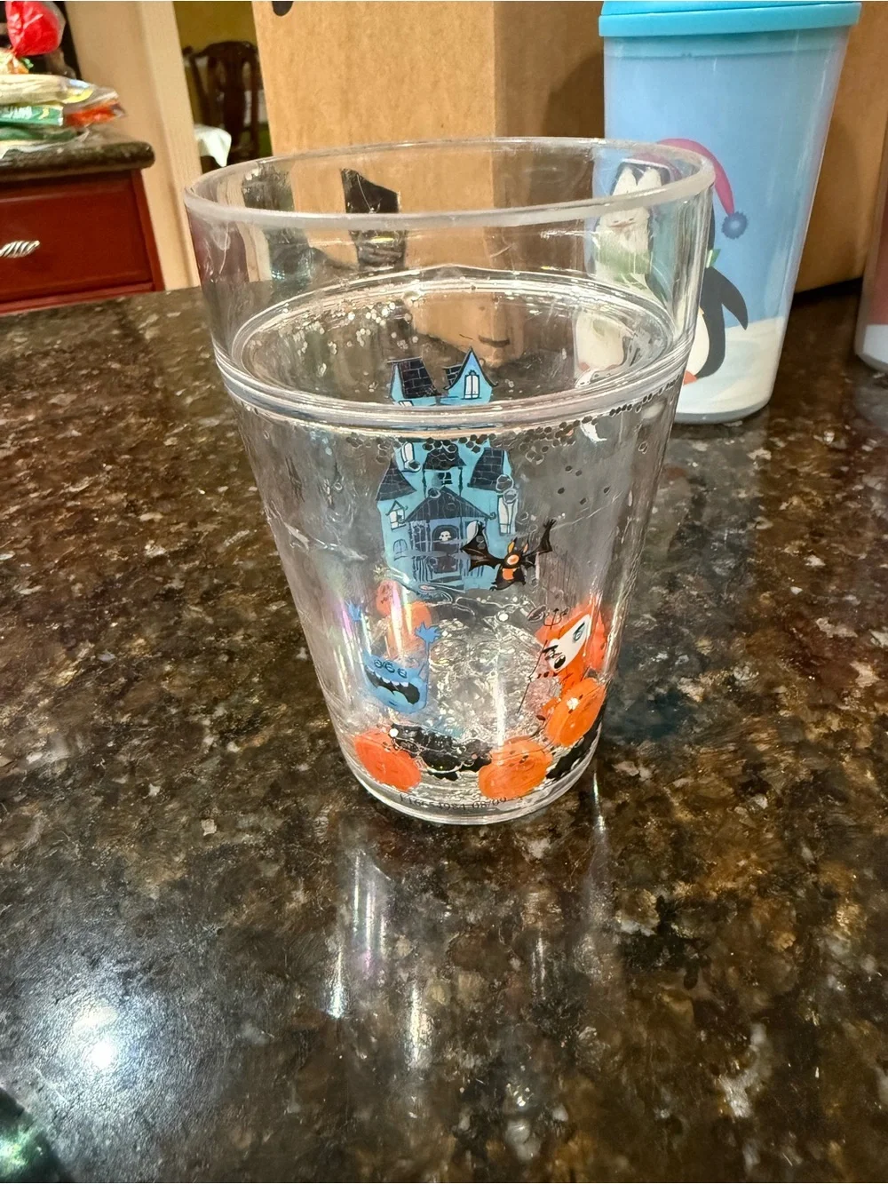 Bundle of 3 Fun Halloween Cups w/ Shaking Liquid